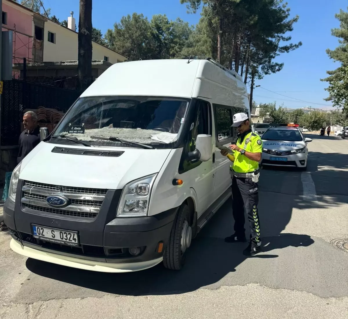 Adıyaman’da Öğrenci Servis Denetimi