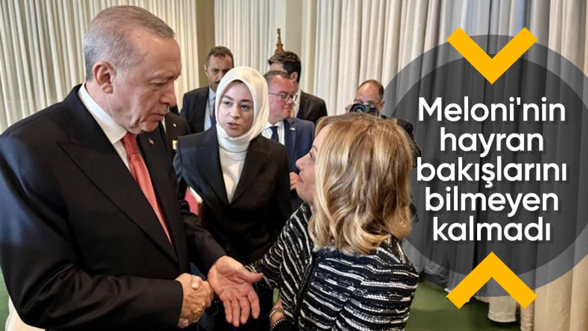 Giorgia Meloni’nin Cumhurbaşkanı Erdoğan ile görüşmesi