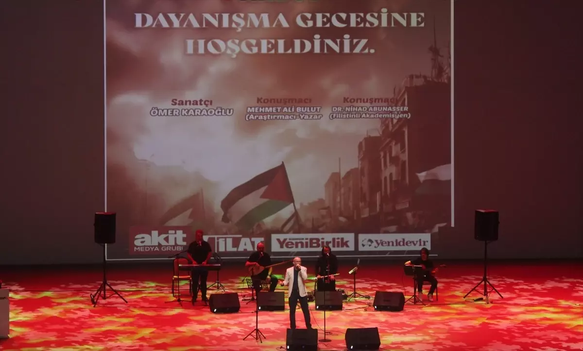 Gaziantep’te Filistin’e Destek Gecesi